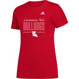 adidas Women's Louisiana Tech Bulldogs Blue Amplifier T-Shirt