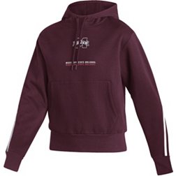 adidas Women's Mississippi State Bulldogs Maroon Pullover Hoodie