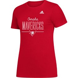 adidas Women's Nebraska-Omaha Mavericks Crimson Amplifier T-Shirt