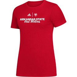 adidas Women's Arkansas State Red Wolves Scarlet Amplifier T-Shirt