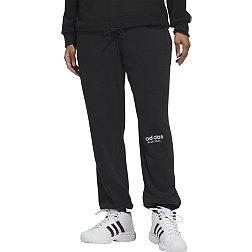 Adidas Women's Large Capri Track Pants Black/White