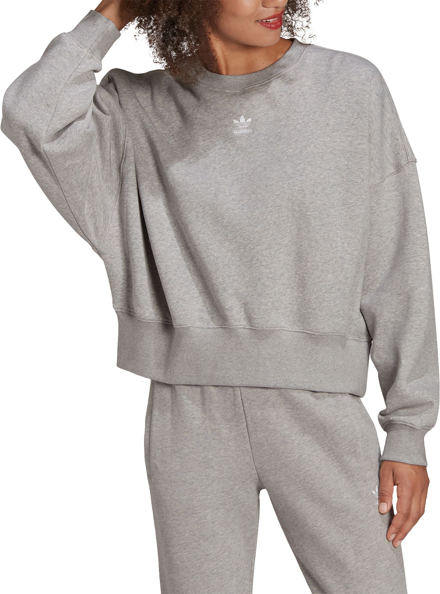 adidas Originals Women's Adicolor Essentials Fleece Crew Sweatshirt