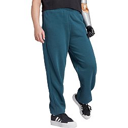 Adidas Blue Baggy Fit Mesh Lined Track Pants Size L Unisex 