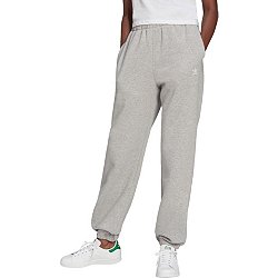 NEW Adidas Originals Studio Lounge Wide Leg Fleece Pants- Medium Grey  Heather- M