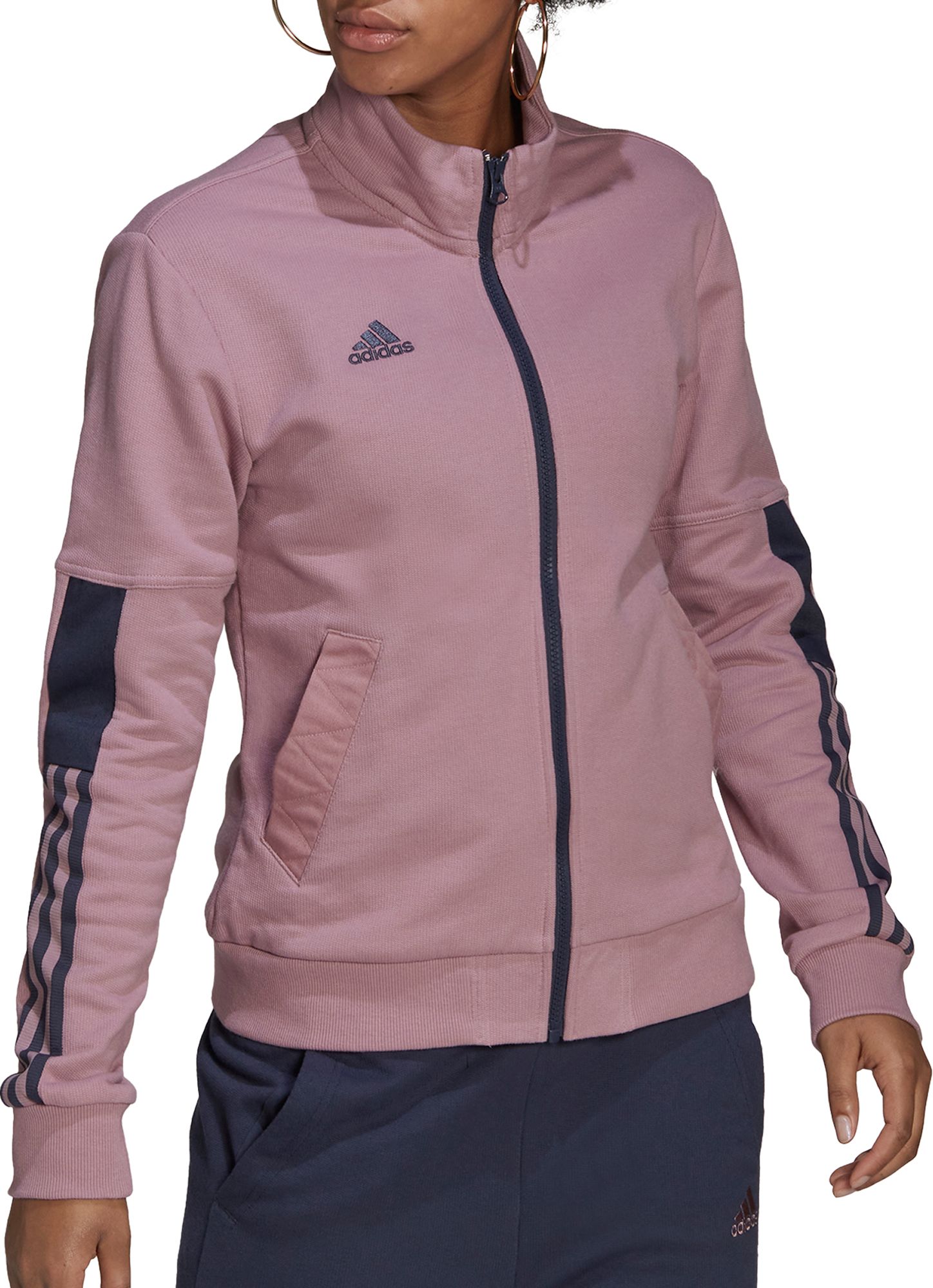 adidas sst track jacket women's black