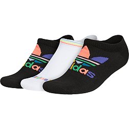 adidas Originals Women's Pride No Show Socks - 3 Pack