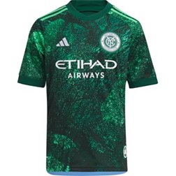 Men's adidas Light Blue New York City FC 2021 MLS Cup Champions Primary Authentic  Jersey