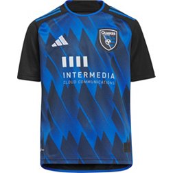 adidas Youth San Jose Earthquakes 2023 Primary Replica "Active Fault" Jersey