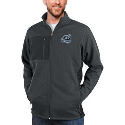Antigua Men's Old Dominion Monarchs Charcoal Heather Course Full Zip Jacket