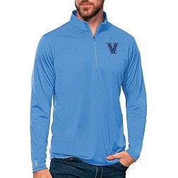 Antigua Men's Villanova Wildcats Columbia Blue Tribute Quarter-Zip Shirt