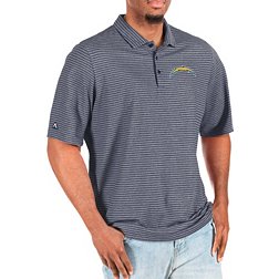Antigua Men's Los Angeles Chargers Esteem Navy Heather/White Big & Tall Polo
