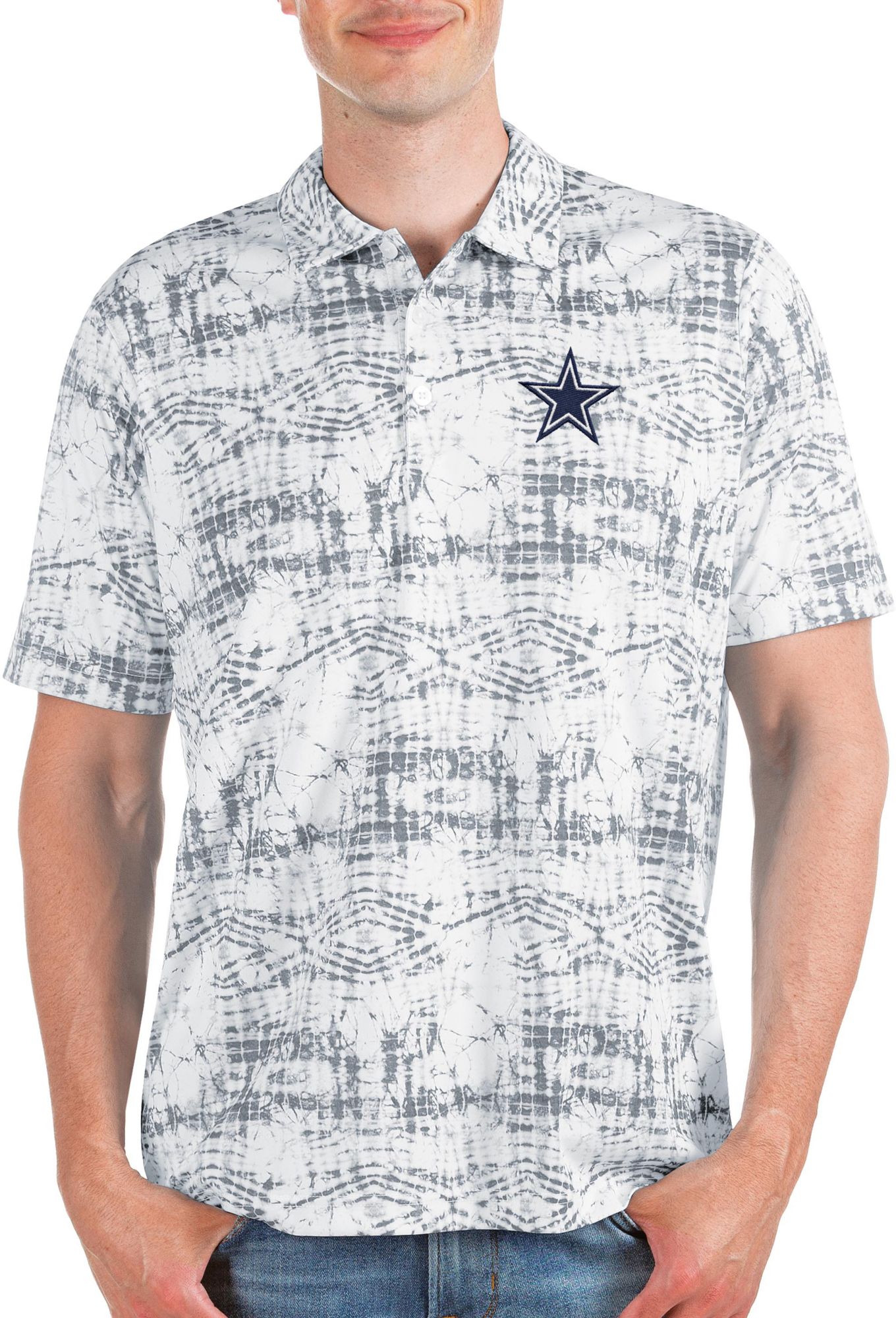 Antigua Apparel / Men's Dallas Cowboys Navy Venture Polo