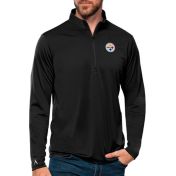 Antigua outlets Men's Pittsburgh Steelers Vanquish Black Quarter-Zip Pullover Sz. S