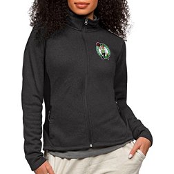 Green WOMAN NBA Boston Celtics Licensed Relax Fit Short Sleeve Hoodie  2184917