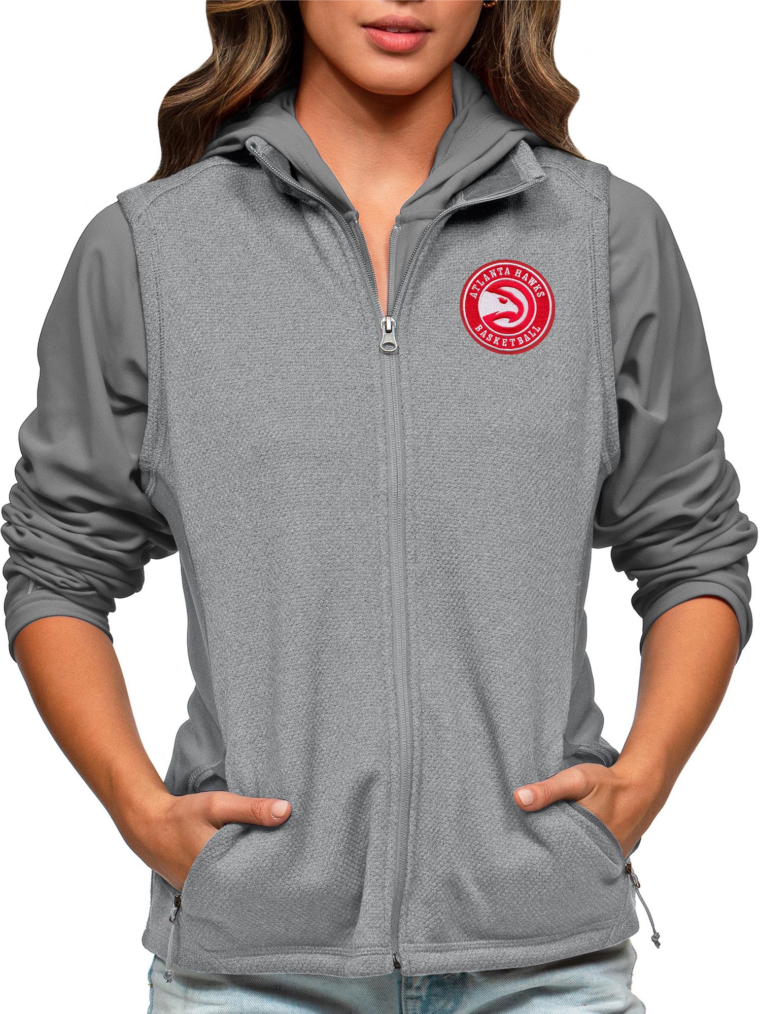 Antigua Women's Atlanta Hawks Grey Course Vest