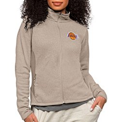 Antigua Women's Los Angeles Lakers Tan Course Jacket