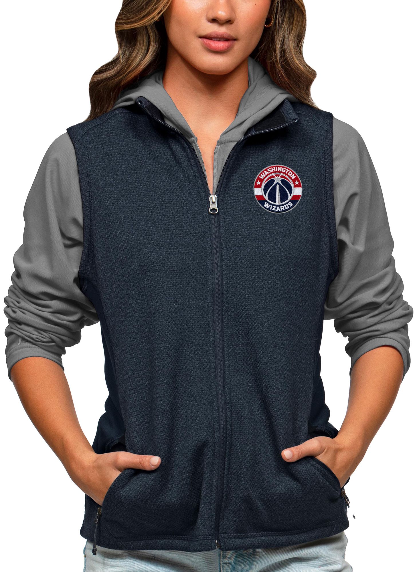Antigua Women's Washington Wizards Navy Course Vest