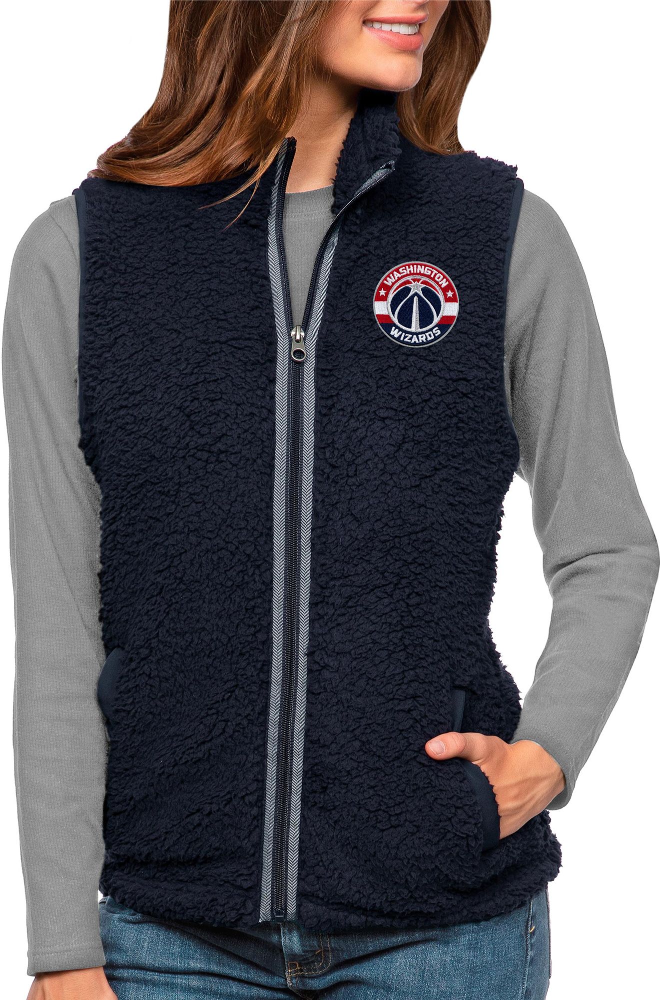 Antigua Women's Washington Wizards Navy Grace Vest