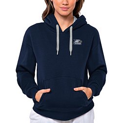 Antigua Women's Georgia Southern Eagles Navy Victory Pullover Hoodie