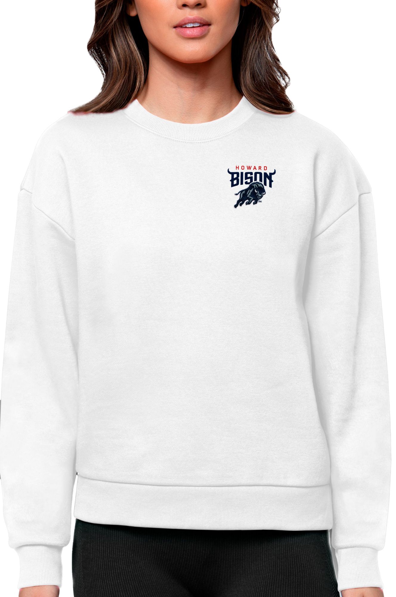 Antigua Women's Howard Bison White Victory Sweater
