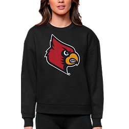 Touch by Alyssa Milano Women's Louisville Cardinals Cardinal Red Star  Player Crew Neck Sweatshirt