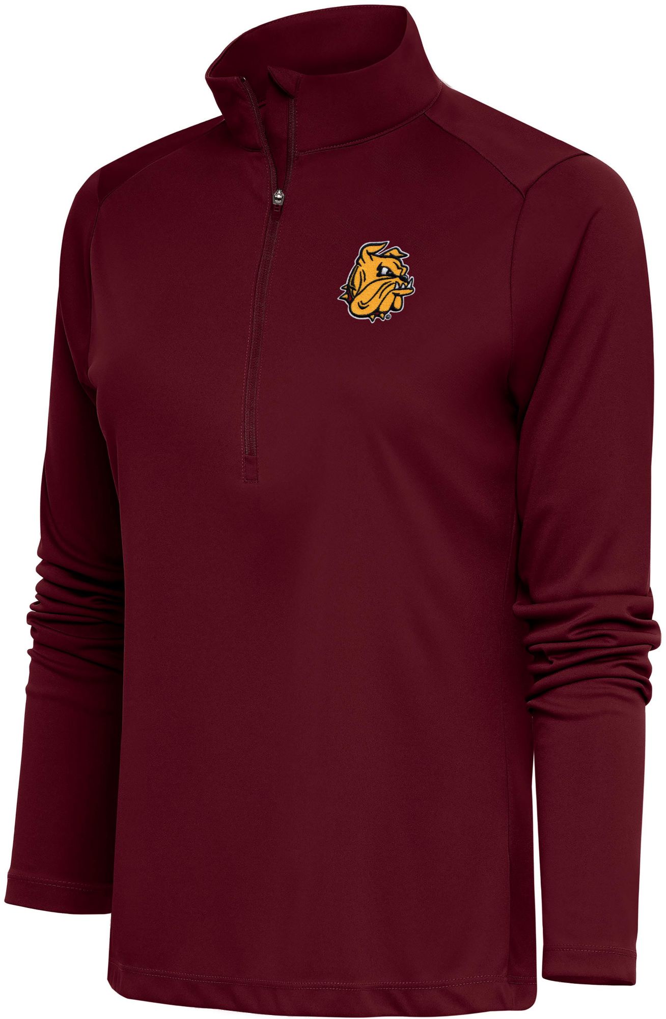Antigua Women's Minnesota-Duluth  Bulldogs Maroon Tribute Quarter-Zip Shirt