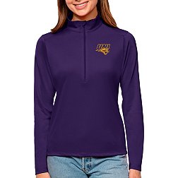 Antigua Women's Northern Iowa Panthers  Purple Tribute Quarter-Zip Shirt