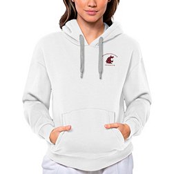 Antigua Women's Washington State Cougars Black Victory Pullover Hoodie