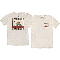 Where I'm From San Diego California Flag Cream T-Shirt