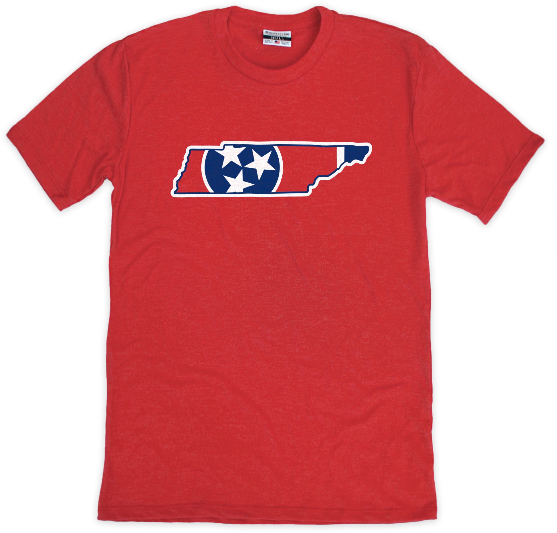 Where I'm From Tennessee Tri-Star State Red T-Shirt