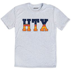 Where I'm From Houston HTX Raindown Fill White T-Shirt