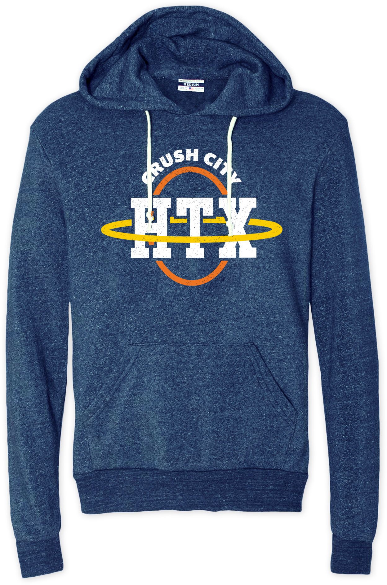 Where I'm From Houston Crush City Navy Hoodie, Women's