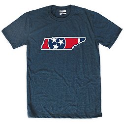 Where I'm From Tennessee Tri-Star State Navy T-Shirt