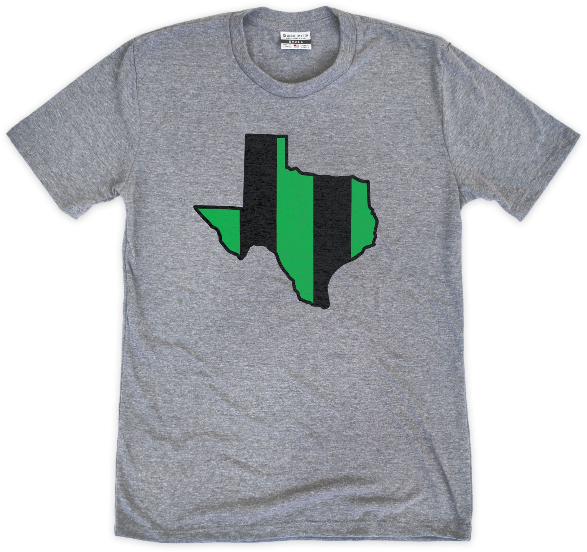 Where I'm From Austin Grey Stripe T-Shirt
