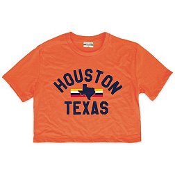Where I'm From Women's Houston City Arch Orange Cropped T-Shirt