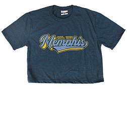 Where I'm From Memphis Navy Script Cropped Top T-Shirt