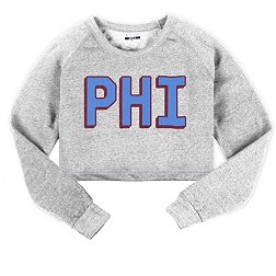 Where I'm From Women's Philadelphia Airport Code Ash Cropped Fleece Sweatshirt