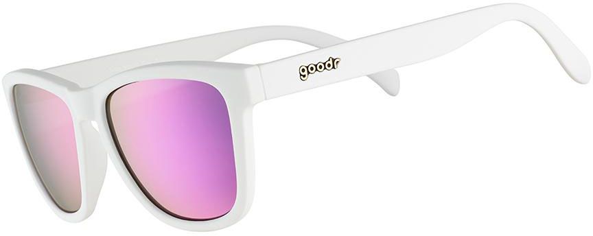 Photos - Sunglasses Goodr Side Scroll Eye Roll Polarized , Men's, White/Purple 22AVJ
