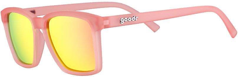 Photos - Sunglasses Goodr Shrimpin' Ain't Easy Polarized , Men's, Pink 22AVJUSHRMPNN