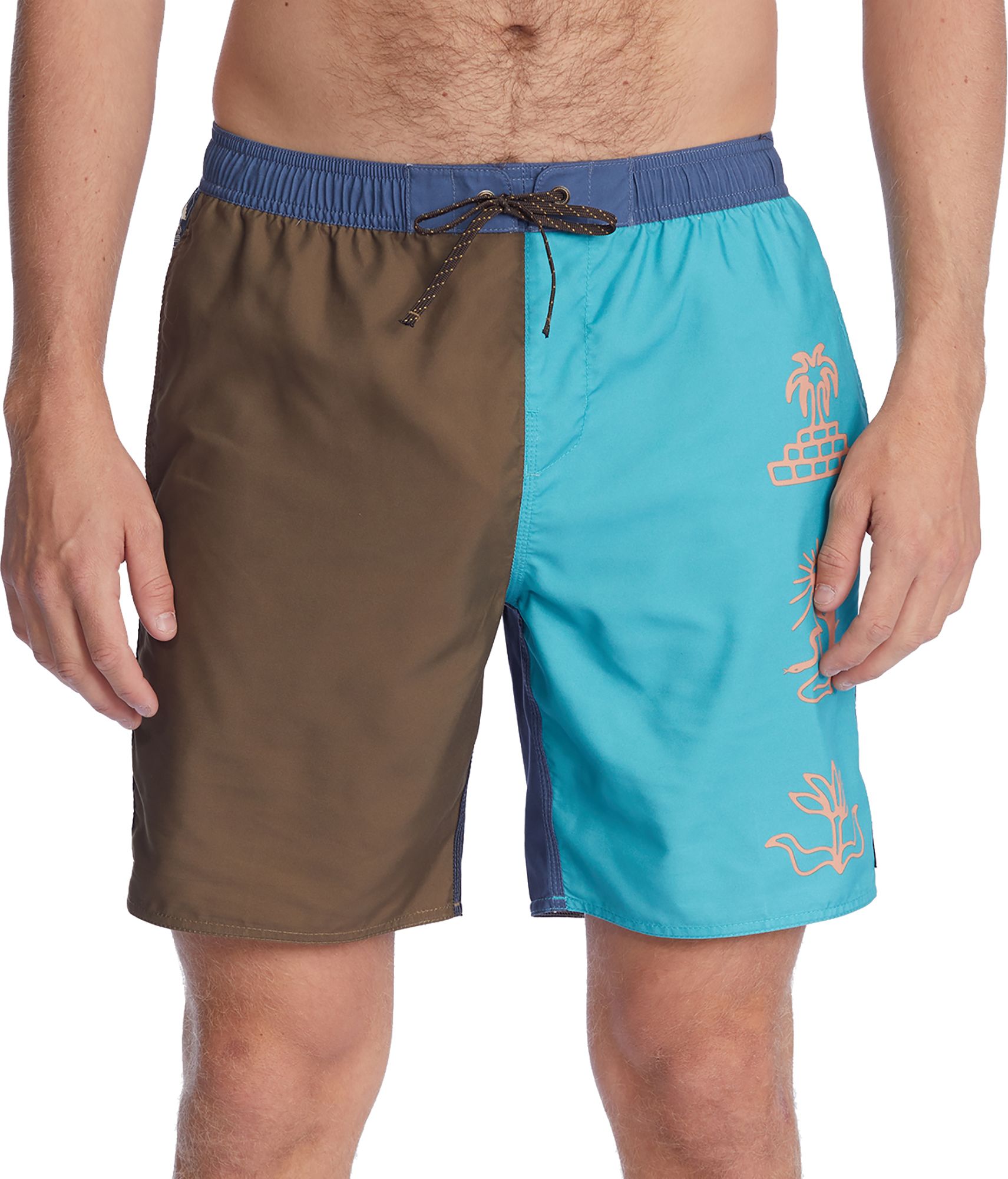 Photos - Swimwear Billabong Men's Sacred Sands Layback Swim Trunks, XL, Aqua 22BILMSCRDSNDSL 
