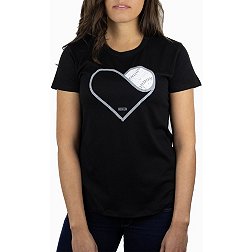 Baseballism Women's Heart Seams T-Shirt