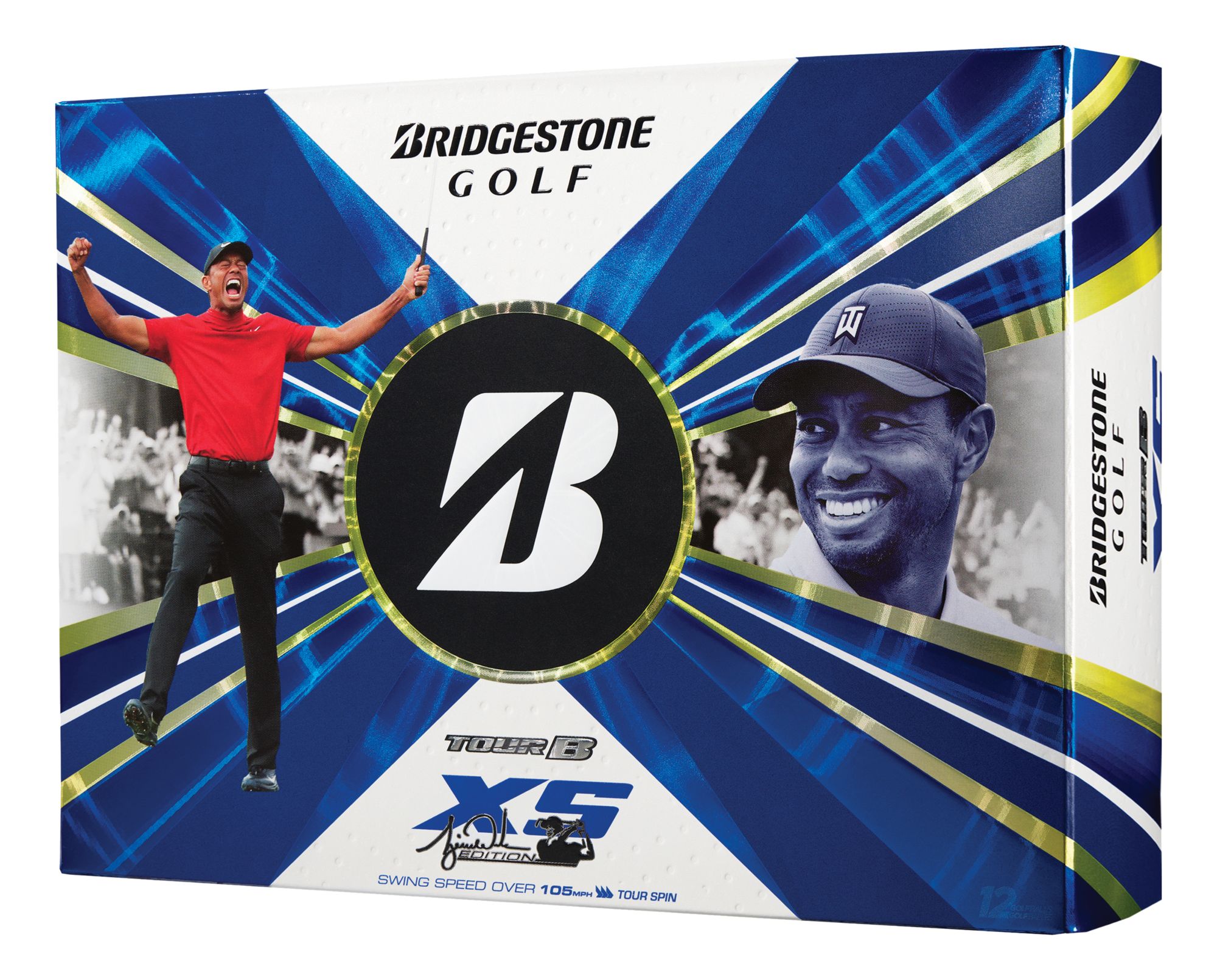 Bridgestone 2022 Tour B XS Tiger Woods Golf Balls