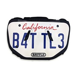 Battle Adult California Plate Chrome Football Back Plate