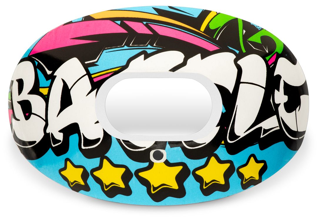 Battle Sports Graffiti Oxygen Football Lip Guard