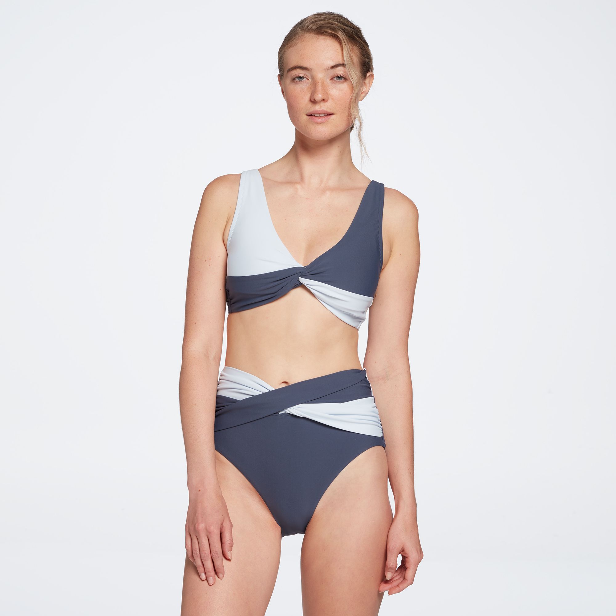 CALIA Women's Triangle Low Support Swim Top