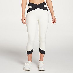 Women's Yoga Running Capri Leggings Workout Outdoor Capri Pants Side Pockets  - Black - CR18HCSYKU9 Size Small