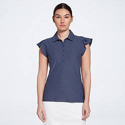 CALIA Women's Short Sleeve Sweater Polo Golf Dress