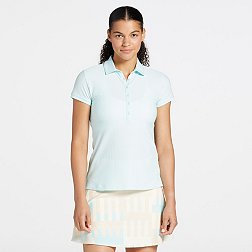 CALIA Women's Golf Honeycomb Mesh Short Sleeve Polo