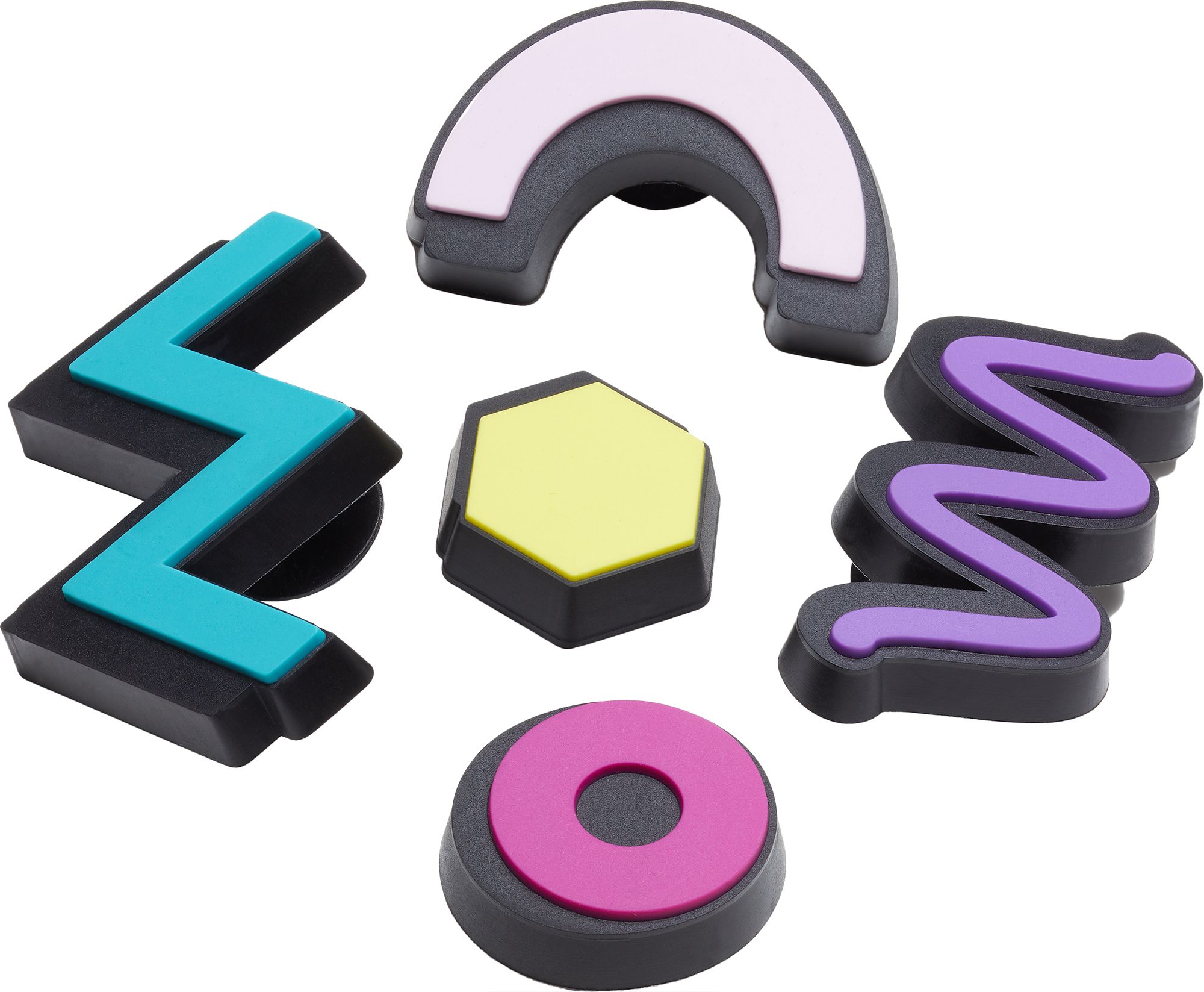 Crocs Jibbitz 90's Shapes 5 Pack