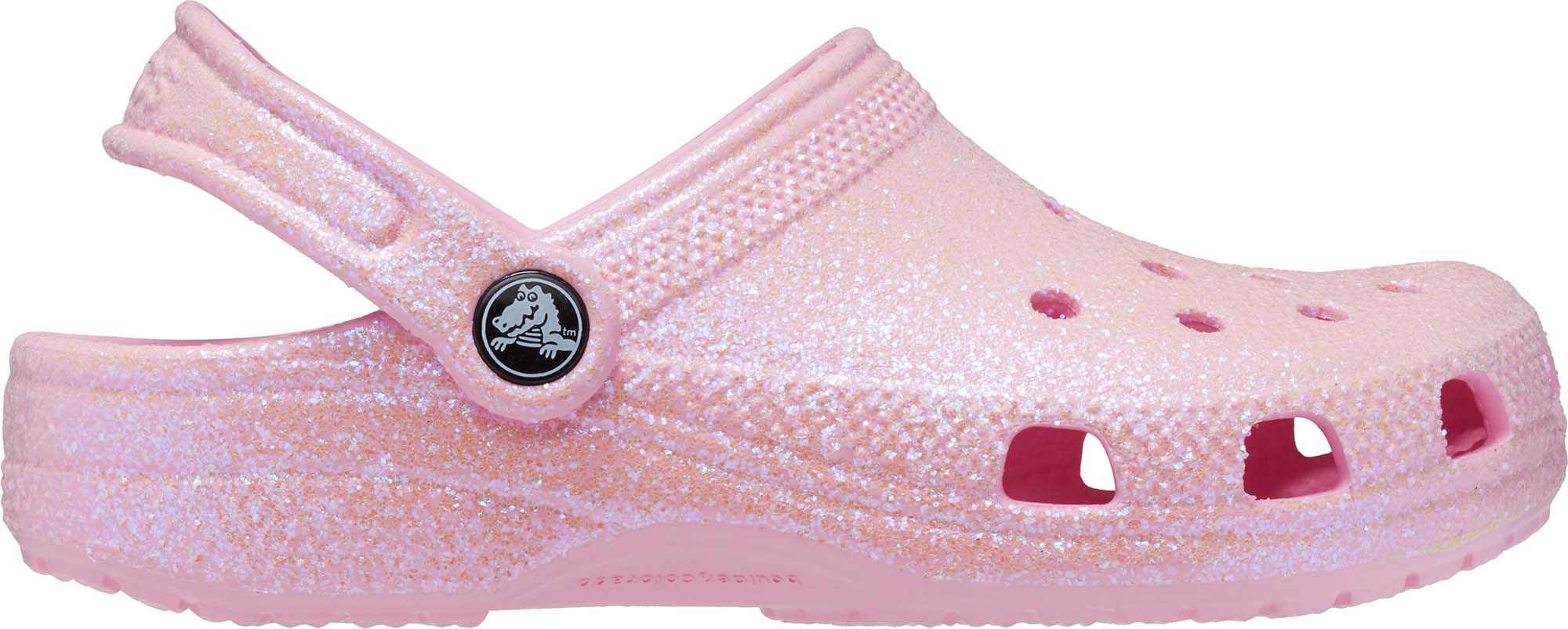 Crocs Kids' Classic Glitter Clogs